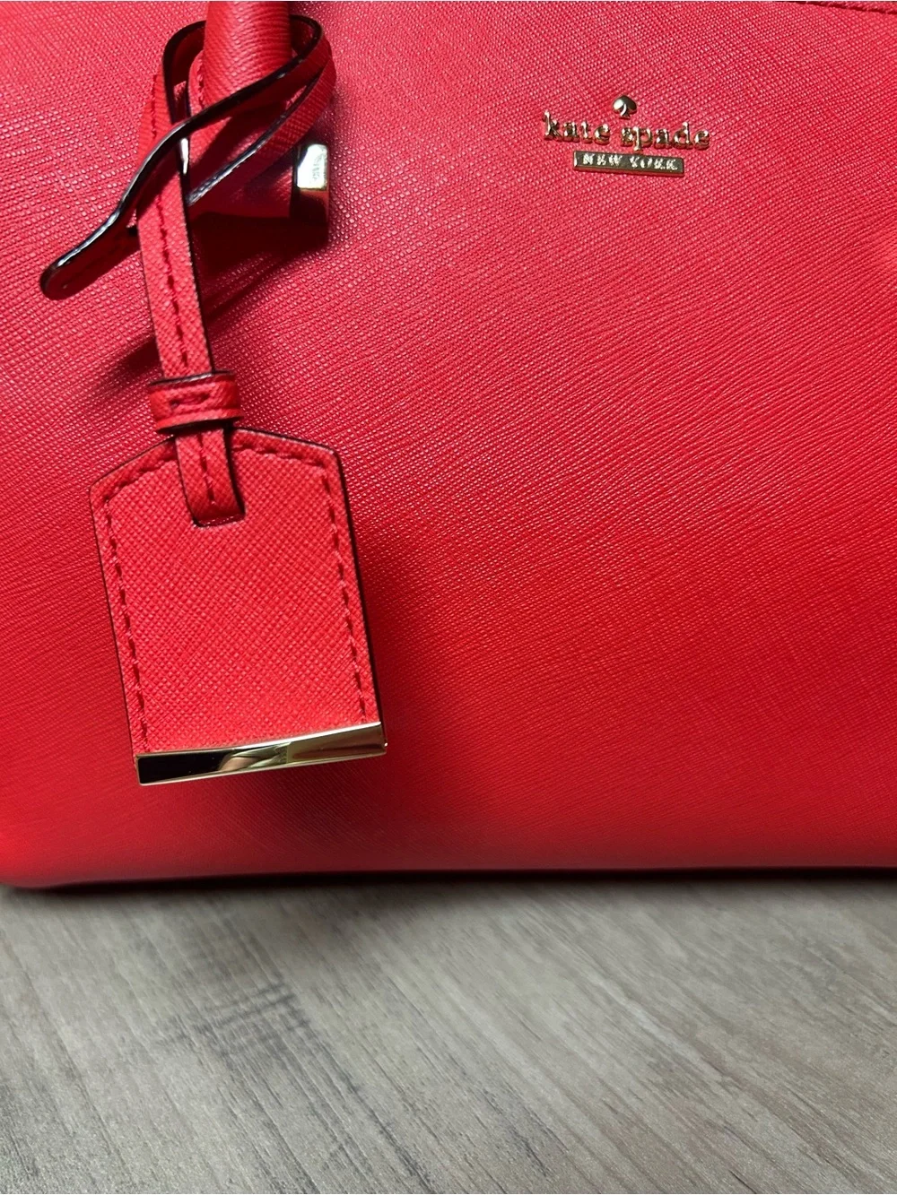NWOT Kate Spade Cameron Street Red Leather Satchel